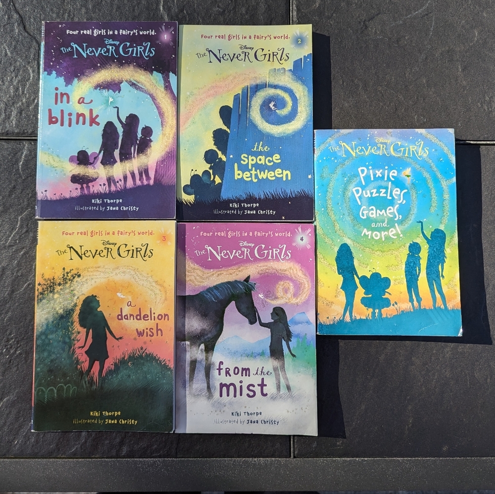 The Never Girls Books Disney 5 Book Series Set Collection